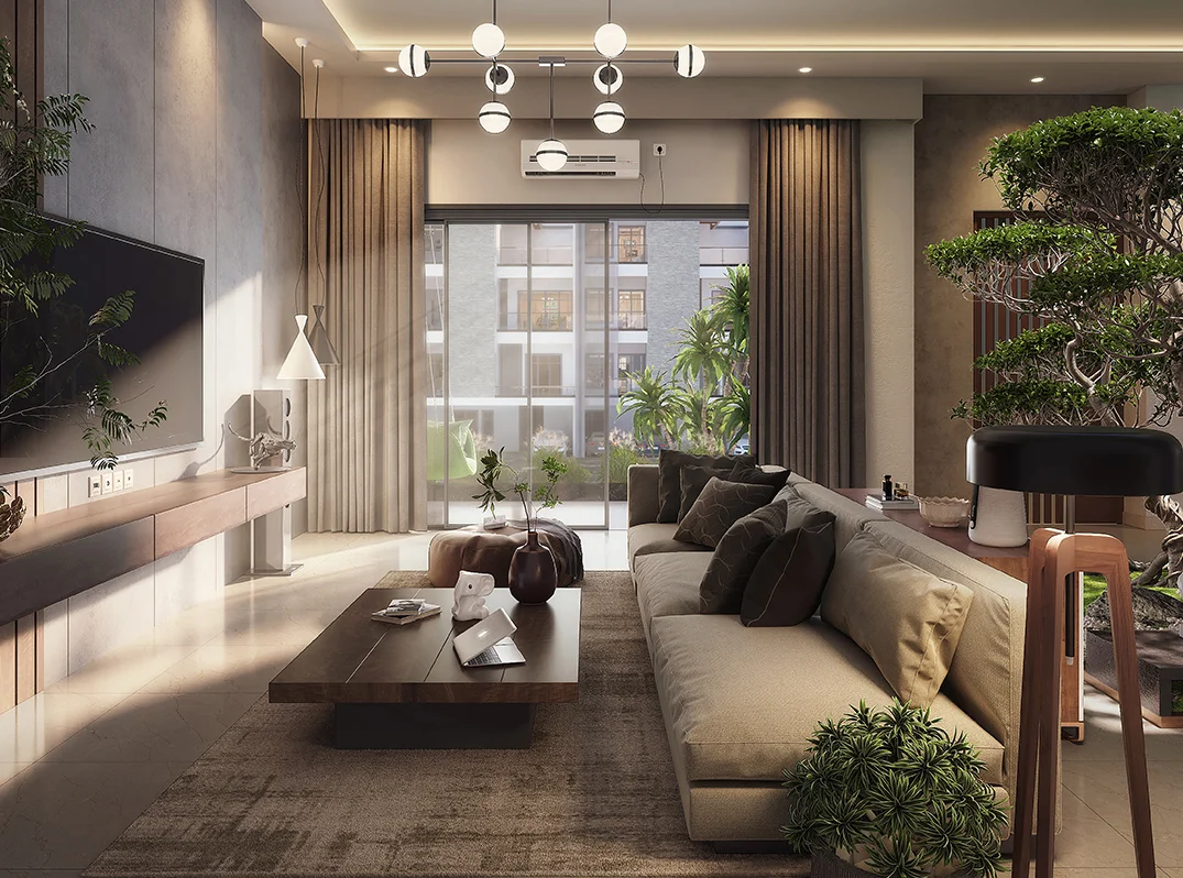 Spacious Living Room