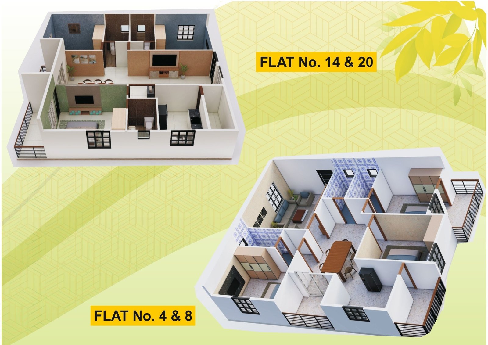 3 BHK Floor Plan